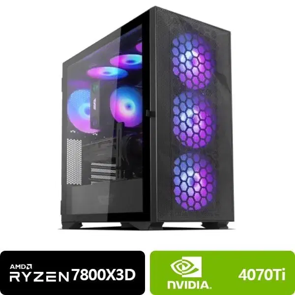 뉴 AMD7800X3D RTX4070TI  고성능PC 출시